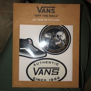 Vans dry iron on patches 3 pack